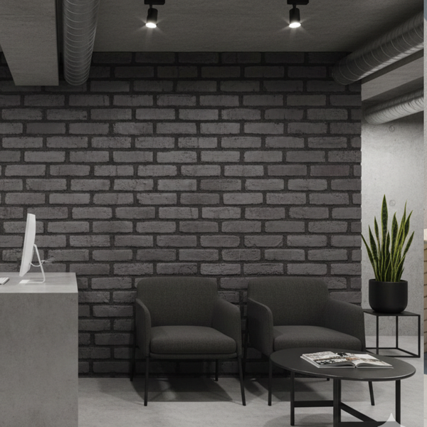 Изображение товара Декоративный камень бетонный РуБелЭко Кирпич Средневековый КС-012 (графитовый с тонировкой)