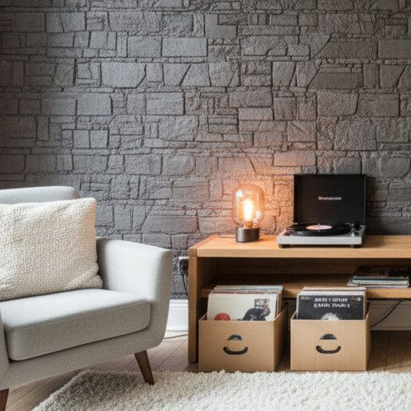 Изображение товара Декоративный камень бетонный РуБелЭко Доломит ДЛ-006 (черный с тонировкой)