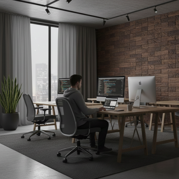 Изображение товара Декоративный камень бетонный РуБелЭко Кирпич древесный КД-004 (коричневый с коричневым травлением)