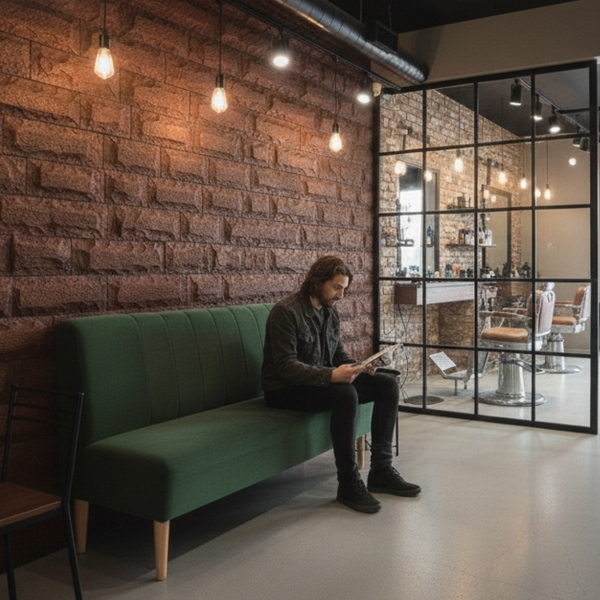 Изображение товара Декоративный камень бетонный РуБелЭко Скала СК-003 (красный с травлением)