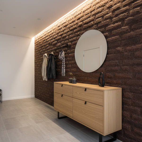 Изображение товара Декоративный камень бетонный РуБелЭко Скала СК-003 (красный с травлением)