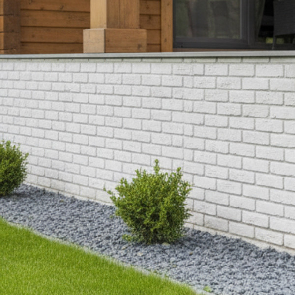 Изображение товара Декоративный камень бетонный РуБелЭко Древний кирпич ДК-001 (белый)