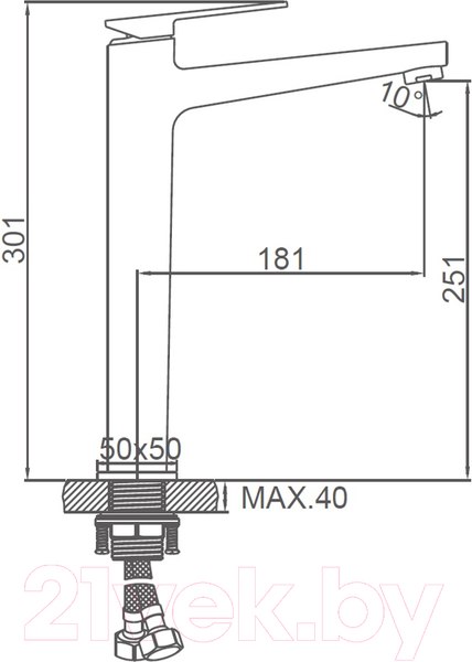 Изображение товара Смеситель Ledeme L1178