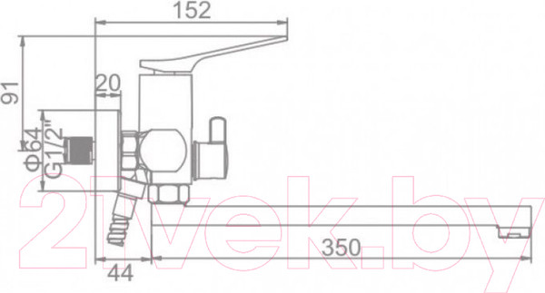 Изображение товара Смеситель Ledeme L2278