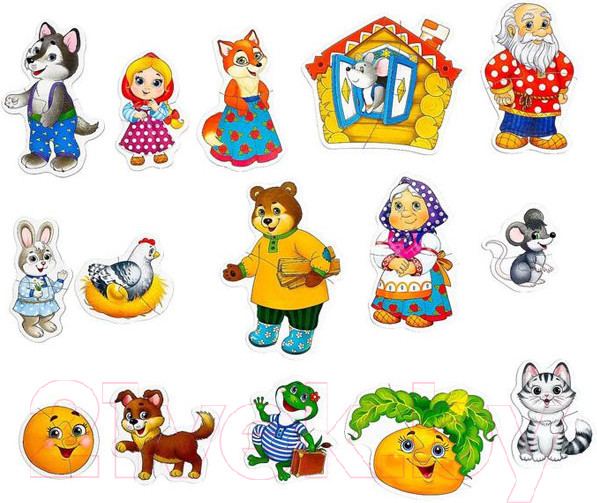 Изображение товара Набор пазлов Puzzle Time Любимые герои сказок Макси-пазлы / 5800954 (29эл)