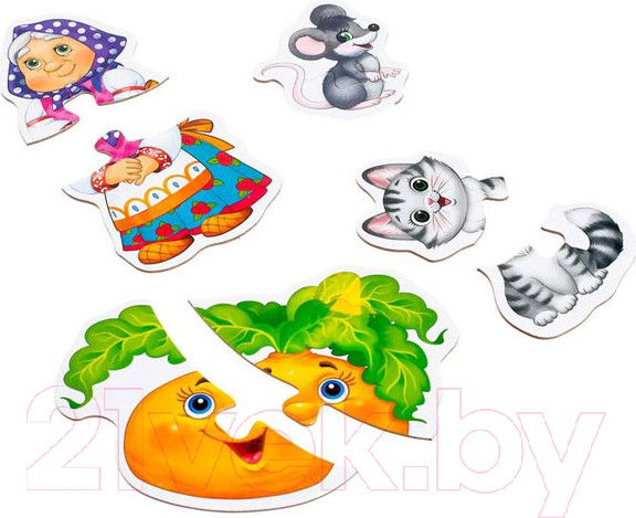 Изображение товара Набор пазлов Puzzle Time Любимые герои сказок Макси-пазлы / 5800954 (29эл)