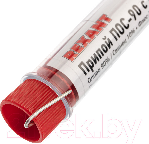 Изображение товара Припой Rexant 09-3102 (с канифолью)
