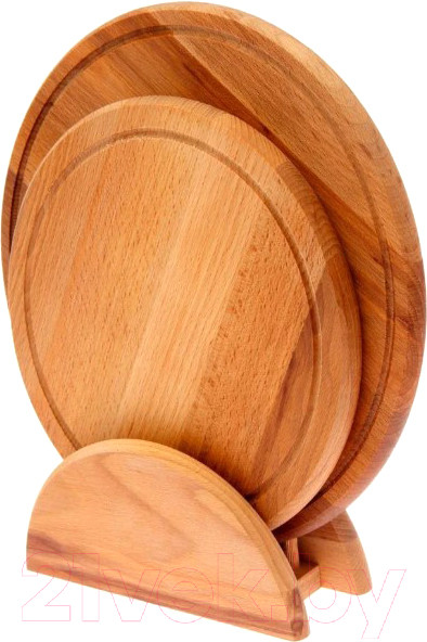 Изображение товара Набор разделочных досок Мамсиров 30-7 (2шт, бук)