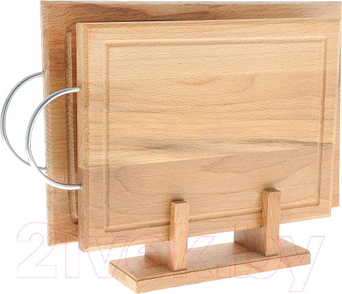 Изображение товара Набор разделочных досок Мамсиров 31-02 (2шт, бук)