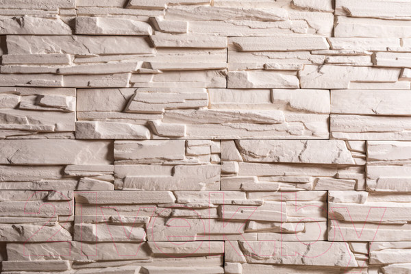 Изображение товара Декоративный камень бетонный РуБелЭко Спарта СП-002 (слоновая кость)