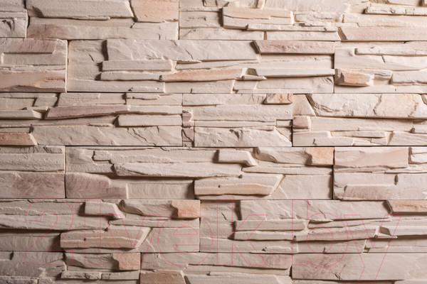 Изображение товара Декоративный камень бетонный РуБелЭко Спарта СП-007 (слоновая кость с тонировкой)