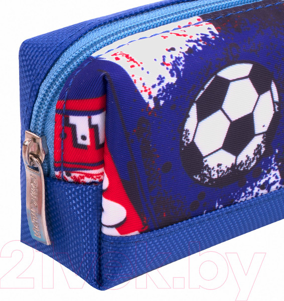 Изображение товара Пенал Юнландия Football / 270270  (синий)