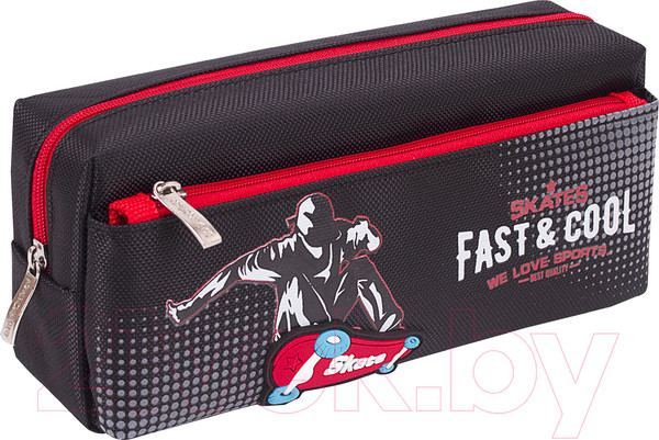 Изображение товара Пенал Юнландия Skate / 270276 (черный)