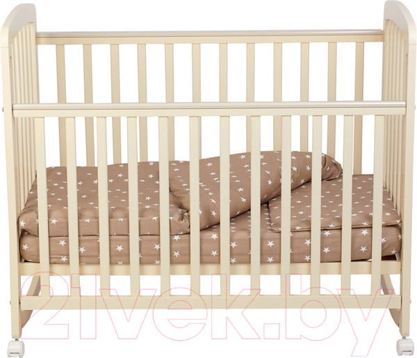 Изображение товара Детская кроватка Polini Kids Simple 304 / 0003109-03 (бежевый)