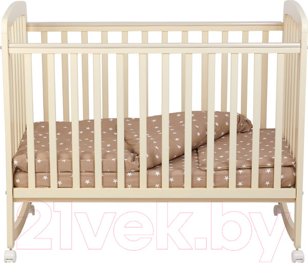 Изображение товара Детская кроватка Polini Kids Simple 304 / 0003109-03 (бежевый)