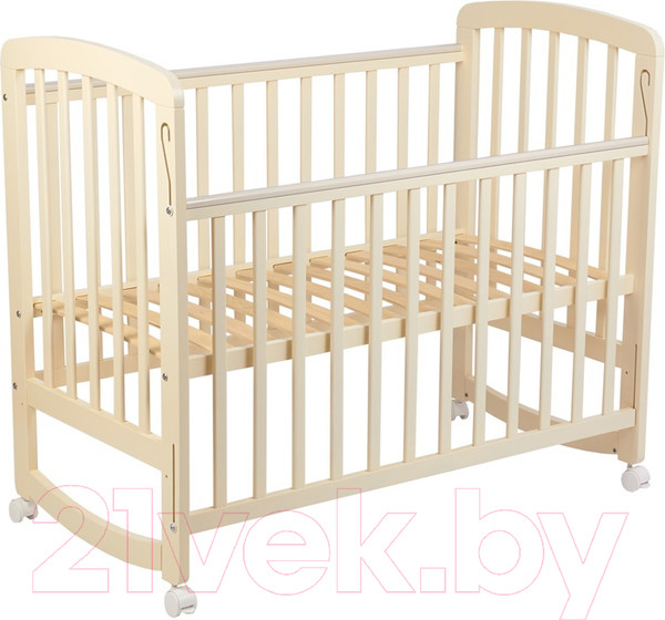 Изображение товара Детская кроватка Polini Kids Simple 304 / 0003109-03 (бежевый)