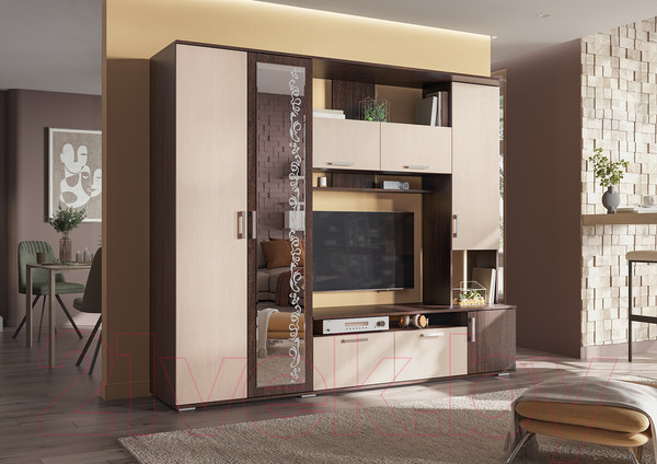 Изображение товара Стенка Стендмебель Софи (дуб белфорт/венге)