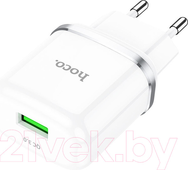 Изображение товара Зарядное устройство сетевое Hoco N3 / 6931474729354 (белый)