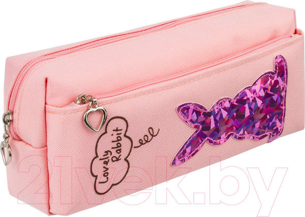 Изображение товара Косметичка Юнландия Зайка / 228988 (розовый)