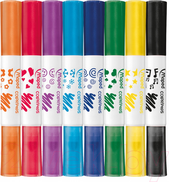 Изображение товара Фломастер-штамп Maped Color Peps Duo Stamps / 846808 (8шт)