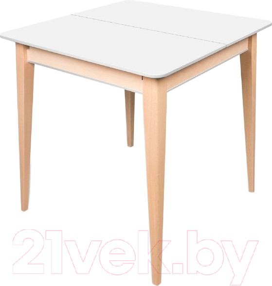 Изображение товара Обеденный стол ТехКомПро Арека ПР 740 / 74x74-104 / 121374 (дуб/тон 1/тон подстолья 2/ножка 7)