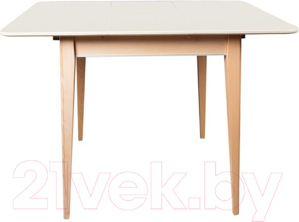 Изображение товара Обеденный стол ТехКомПро Арека ПР 740 / 74x74-104 / 121374 (дуб/тон 1/тон подстолья 2/ножка 7)