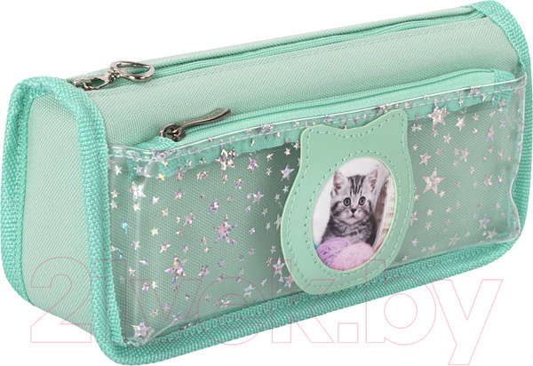 Изображение товара Косметичка Юнландия Kitty / 270262 (мятный)