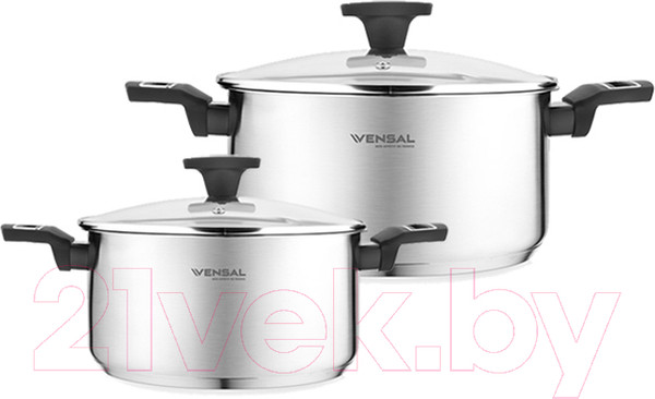 Изображение товара Набор кастрюль Vensal Velours Noir / VS1504
