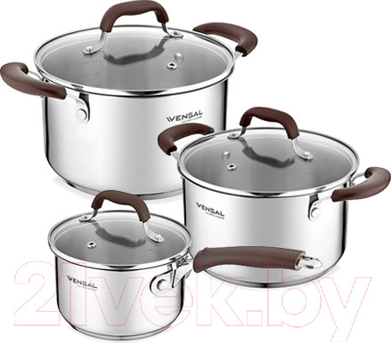 Изображение товара Набор кастрюль Vensal Coquet / VS1508