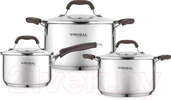 Изображение товара Набор кастрюль Vensal Coquet / VS1508