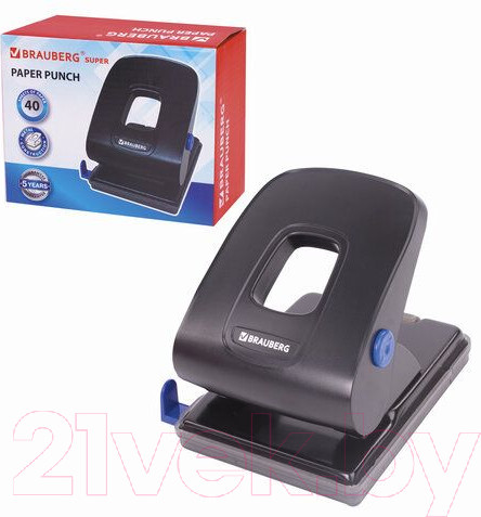Изображение товара Дырокол Brauberg Extra / 229093 (черный)