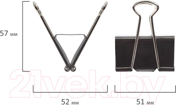 Изображение товара Зажим для бумаги Staff Staff / 224610 (12шт)