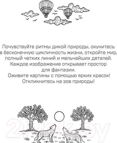 Изображение товара Раскраска-антистресс Эксмо Круг жизни. Страницы творчества и вдохновения