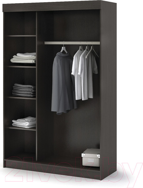 Изображение товара Шкаф-купе Стендмебель Басса ШКК-551 (дуб белфорт/венге)