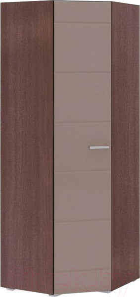 Изображение товара Шкаф Стендмебель Вегас угловой (кофе с молоком/ясень шимо темный)