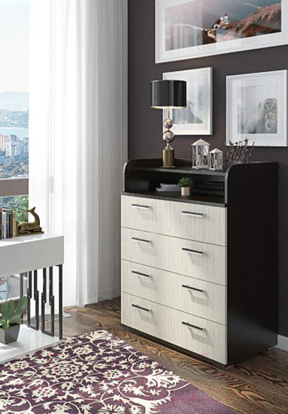 Изображение товара Комод Стендмебель №1 (дуб белфорт/венге)