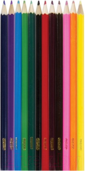 Изображение товара Набор цветных карандашей Пифагор Эники-Беники / 181346 (12шт)