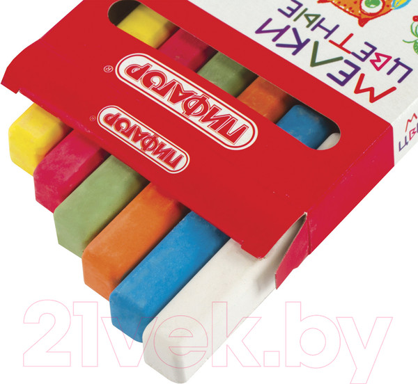 Изображение товара Набор мела канцелярского Пифагор 221979