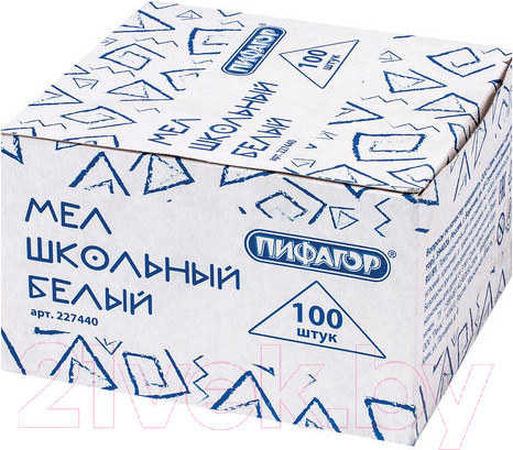 Изображение товара Набор мела канцелярского Пифагор 227440