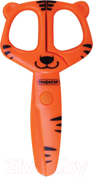 Изображение товара Ножницы канцелярские Пифагор Тигренок / 236858