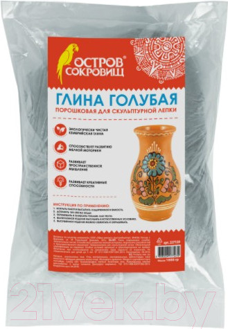 Изображение товара Полимерная глина Остров Сокровищ 227139 (голубой)
