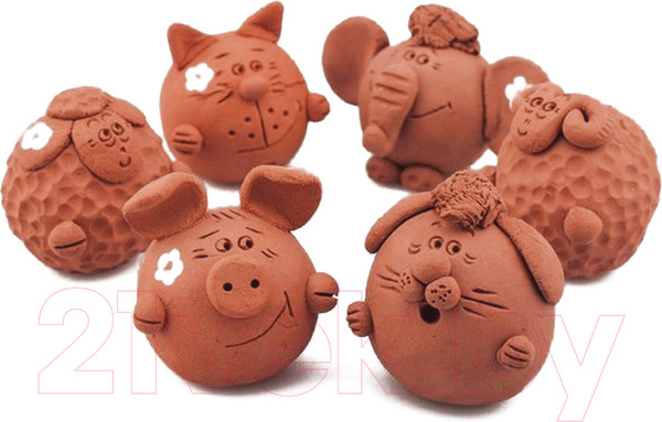 Изображение товара Полимерная глина Остров Сокровищ 228652 (терракотовый)