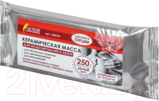 Изображение товара Керамическая масса Остров Сокровищ 228729 (белый)