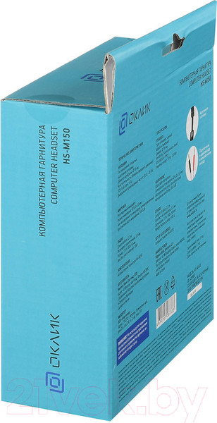 Изображение товара Наушники-гарнитура Оклик HS-M150 (черный)