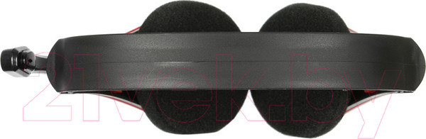 Изображение товара Наушники-гарнитура Оклик HS-M150 (черный/красный)