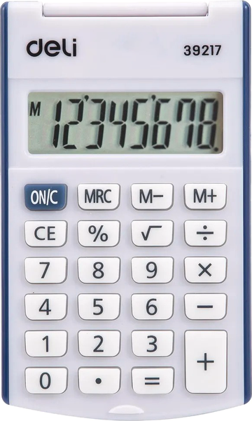 Изображение товара Калькулятор Deli E39217 (синий)