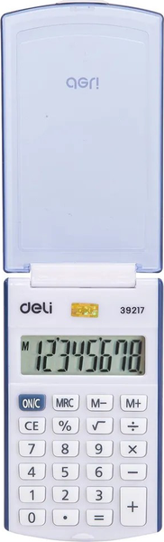 Изображение товара Калькулятор Deli E39217 (синий)