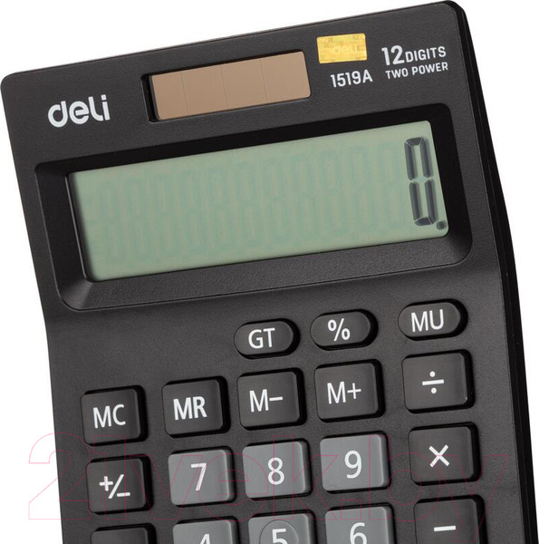 Изображение товара Калькулятор Deli E1519A (черный)