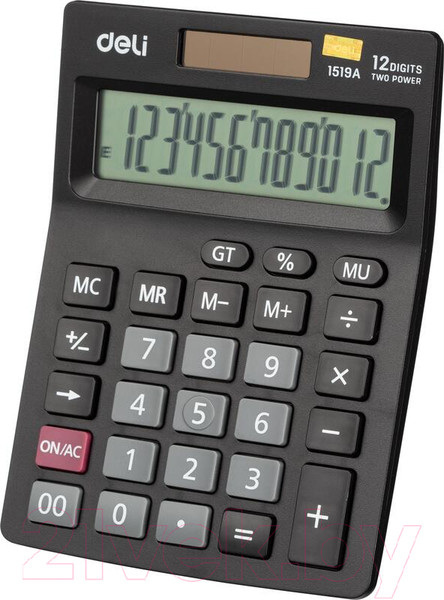 Изображение товара Калькулятор Deli E1519A (черный)