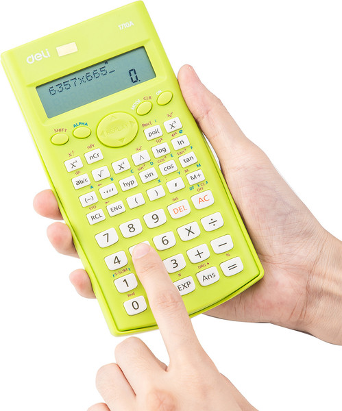 Изображение товара Калькулятор Deli E1710A (зеленый)